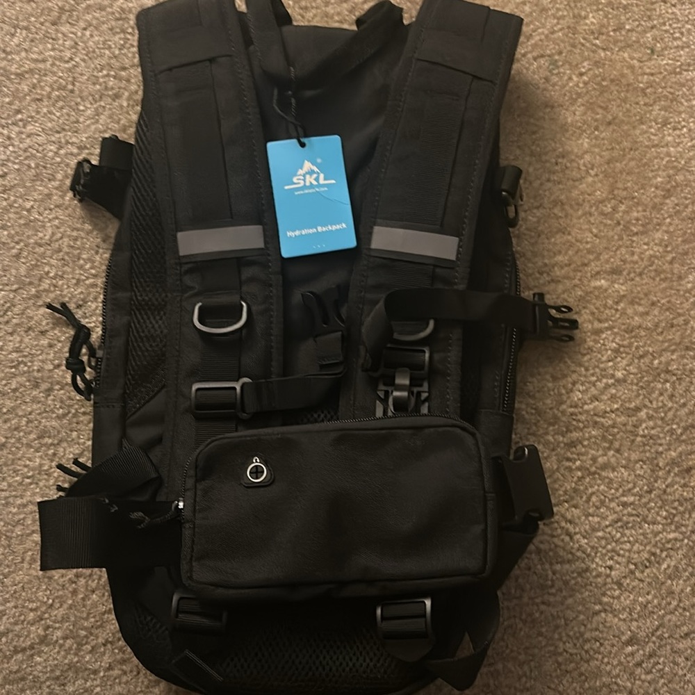 Black Tactical Backpack - Picture 2 of 4
